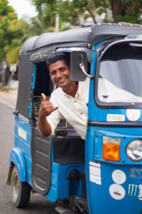 Tuk Tuk Driver at Banana Surf