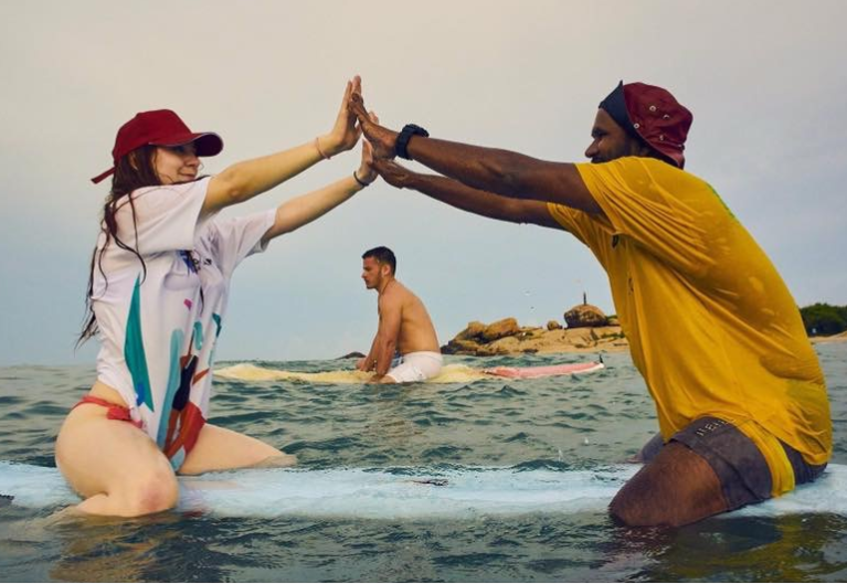 High Five on the board